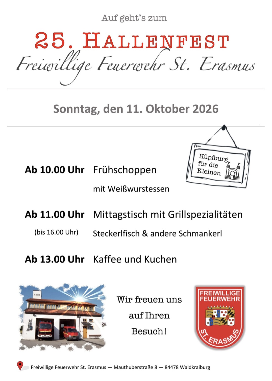 Hallefest FFW StErasmus 2026
