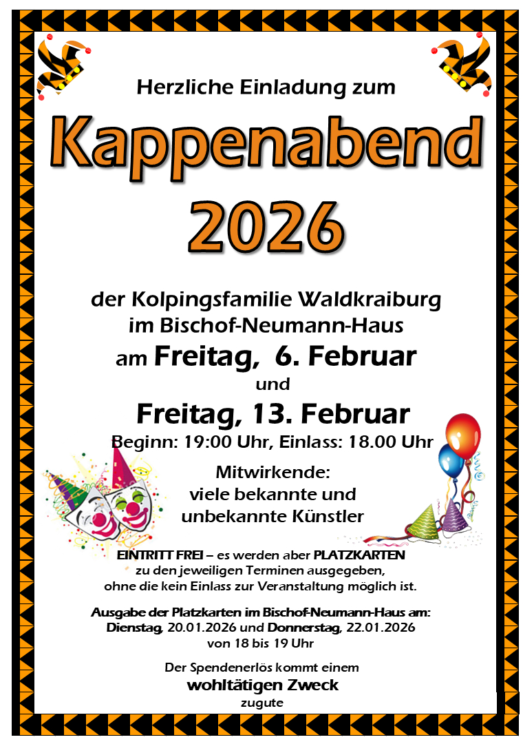 Kappenabend 2026 plakat